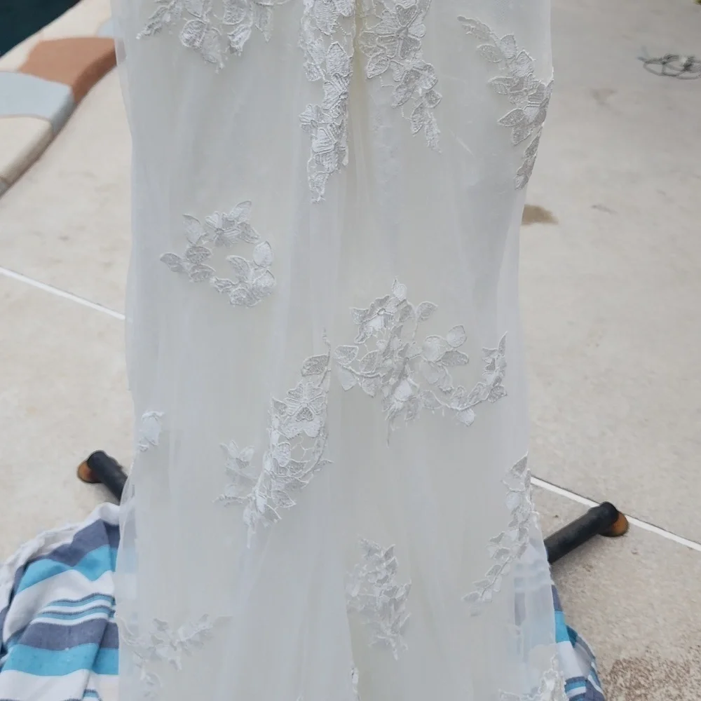 NWT VINTAGE WEDDING GOWN - Picture 10 of 12